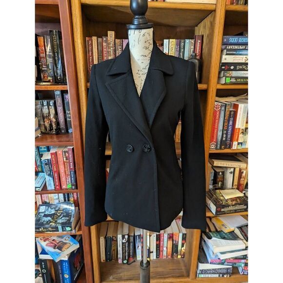 L'AGENCE black lightweight peacoat sz small new no tags sample piece - Picture 1 of 8